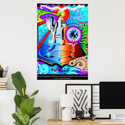 ダリまぶし ポスター (ホームオフィス)