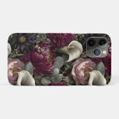ダリアとカラーの憂鬱な花柄 Case-Mate iPhoneケース (裏面(横))