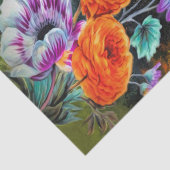 ダリアとデイジー花園フローラ秋 薄葉紙 (詳細)