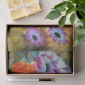 ダリアとデイジー花園フローラ秋 薄葉紙 (ギフト)