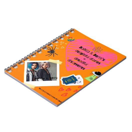 ダリアとデミ ノートブック (左側)