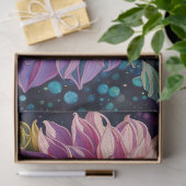 ダリアと虹色の蝶 薄葉紙 (ギフト)