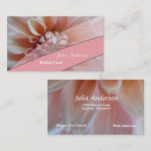 ダリアのウェディングプランナーの名刺 名刺 (正面/裏面)