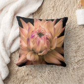 ダリアのコロナの花の名前をカスタムする クッション (ブランケット)