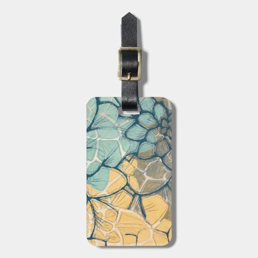 ダリアのダンスI ラゲッジタグ (正面縦)