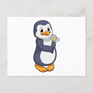 ダリアのペンギン ポストカード