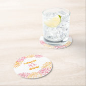 ダリアのペーパーコースター ラウンドペーパーコースター (インサイチュ)