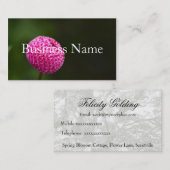 ダリアの名刺 名刺 (正面/裏面)