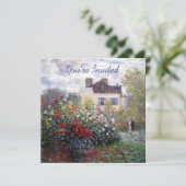 ダリアの家の暖まることを用いる庭のコーナー 招待状 (スタンド正面)