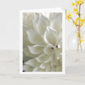 ダリアの挨拶状 カード (黄色い花)