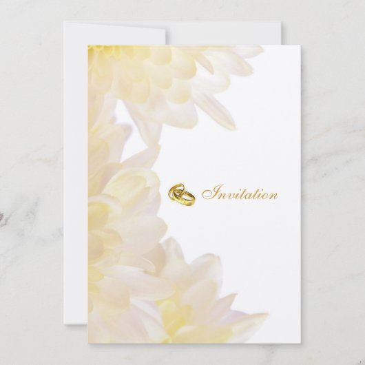 ダリアの結婚式招待状 招待状 (正面)