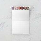 ダリアの花のカード "スターゲイザー" サンキューカード (内部)