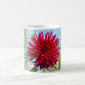 ダリアの花のマグカップ 姉妹ギフト コーヒーマグカップ (中央)