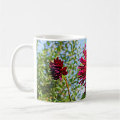 ダリアの花のマグカップ 姉妹ギフト コーヒーマグカップ (左)