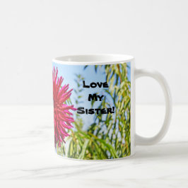 ダリアの花のマグカップ 姉妹ギフト コーヒーマグカップ