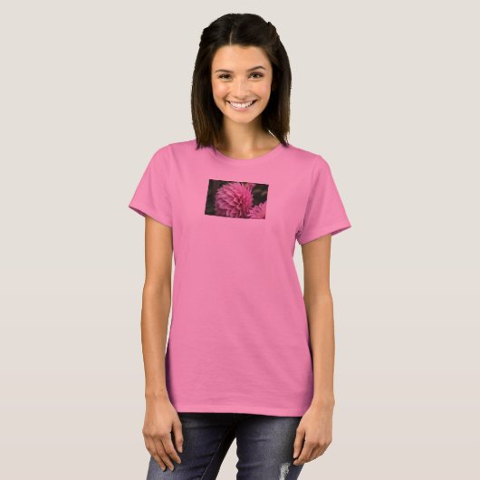 ダリアの花の春Tシャツ Tシャツ (正面フル)