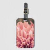 ダリアの花の花 ラゲッジタグ (正面縦)