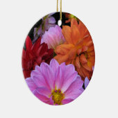 ダリアの花びらのクリスマスのオーナメント セラミックオーナメント (右)