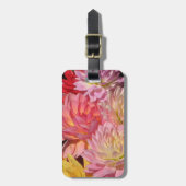 ダリアの花びら ラゲッジタグ (正面縦)