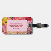 ダリアの花びら ラゲッジタグ (裏面横)