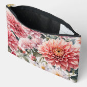 ダリアの花 アクセサリーポーチ (見開き)