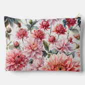 ダリアの花 アクセサリーポーチ (裏面)