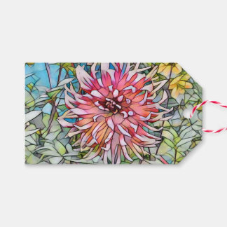 ダリアの花 ギフトタグ