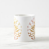 ダリアの花 クラシックマグカップ コーヒーマグカップ (中央)