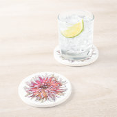 ダリアの花 コースター (側面)
