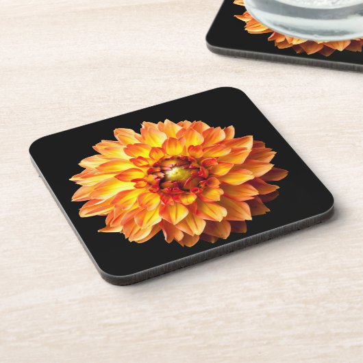 ダリアの花 コースター (左側)