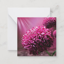 ダリアの花 ノートカード