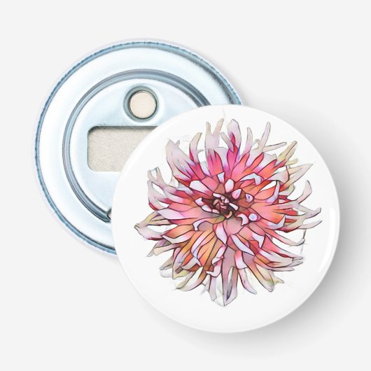 ダリアの花 栓抜き (正面)