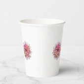 ダリアの花 紙コップ (右)