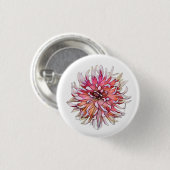 ダリアの花 缶バッジ (正面&裏面)