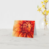 ダリアの花（隠し絵） カード (黄色い花)