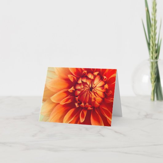 ダリアの花（隠し絵） カード (正面)