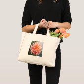 ダリアの華麗な花 ミニトートバッグ (正面(商品))
