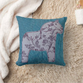 ダリアの馬のクッション クッション (ブランケット)