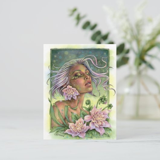 ダリアはがき ポストカード (スタンド正面)