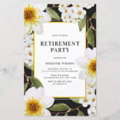 ダリアアンドスピレアボタニカルリタイアメント招待状 (正面)
