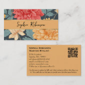 ダリアエレガントフラワーズ名刺 割引カード (正面/裏面)