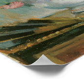 ダリアエレガントフラワーズ芸術的プリント ポスター (角)