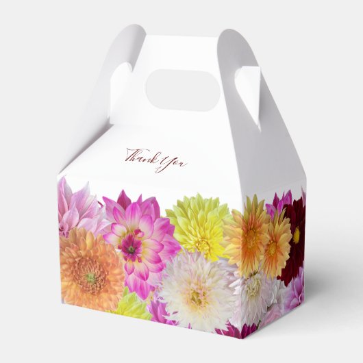 ダリアエレガント花模様結婚ズ フェイバーボックス (裏面サイド)