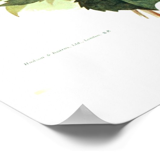 ダリア'オレンジ色の火の王' ポスター (角)