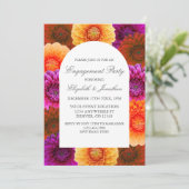 ダリアオータムフローラ婚約パーティ 招待状 (スタンド正面)