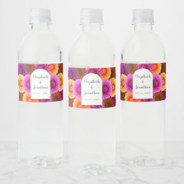 ダリアオータム結婚フローラ ペットボトルラベル