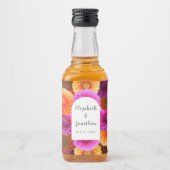 ダリアオータム結婚フローラ リキュールボトルラベル (正面)