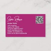 ダリアカラフルフラワーズ名刺 割引カード (裏面)