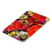 ダリアカラフルフラワーマグネット マグネット (左側)