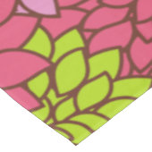 ダリアカラフル花、花、花柄 テーブルクロス (アングル)